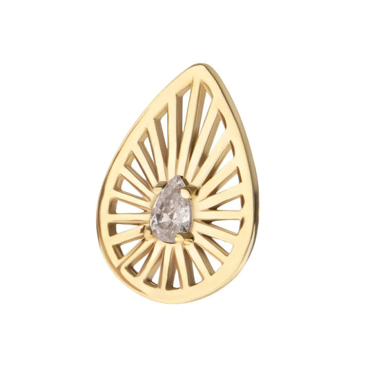 Eve Threadless Top 14kt