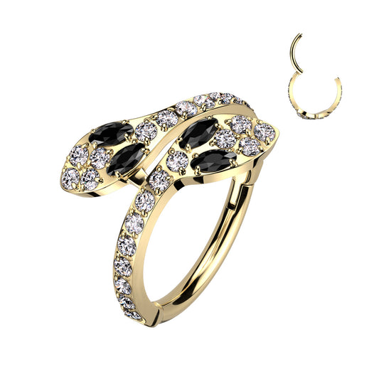 Saanvi Hinged Clicker Gold