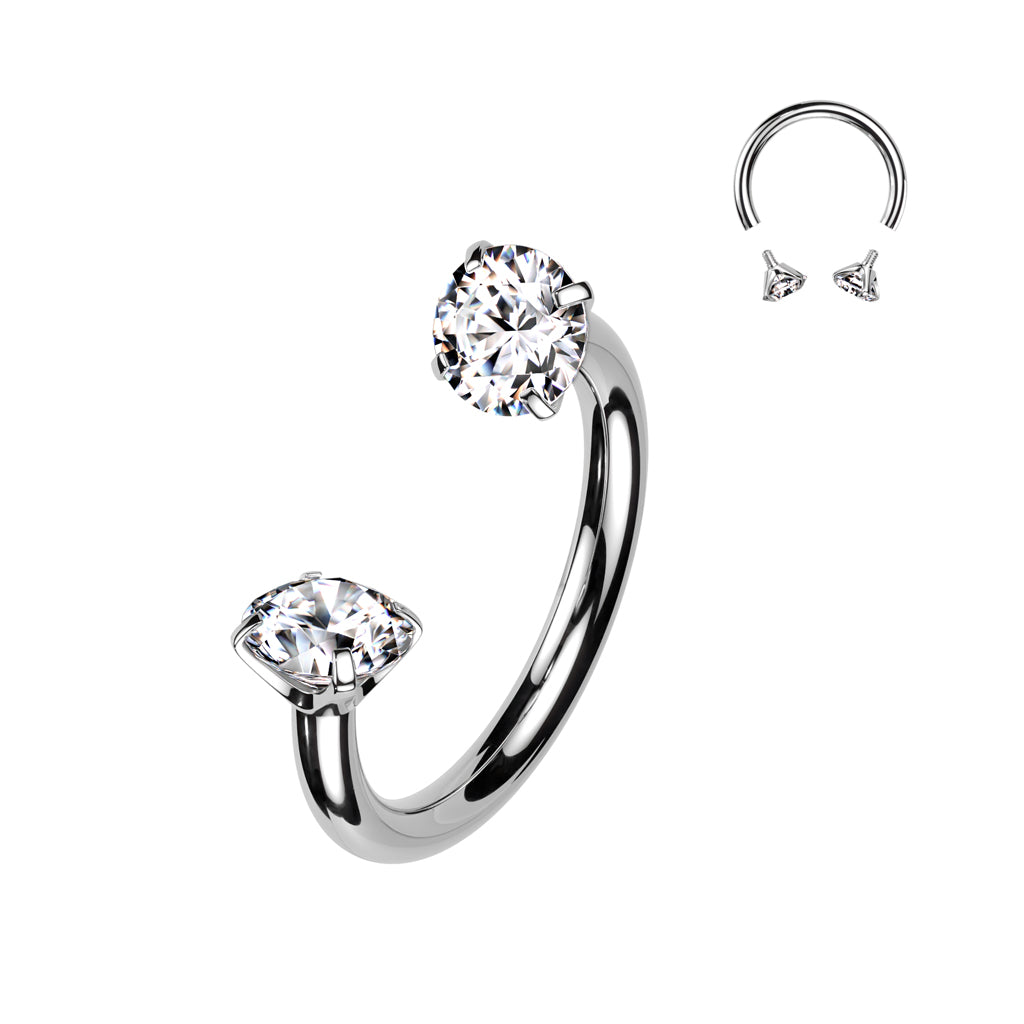 Carolina Clear Circular Barbell 3.8